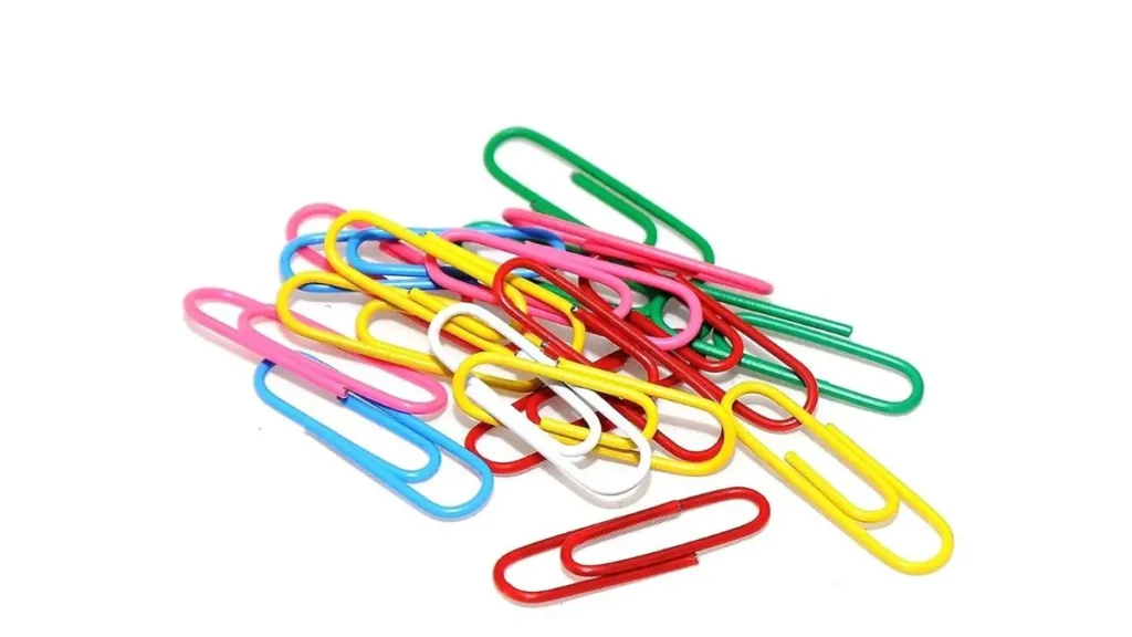  MULTICOLORED GEM CLIPS/PLASTIC COATED PAPER CLIPS FOR OFFICE