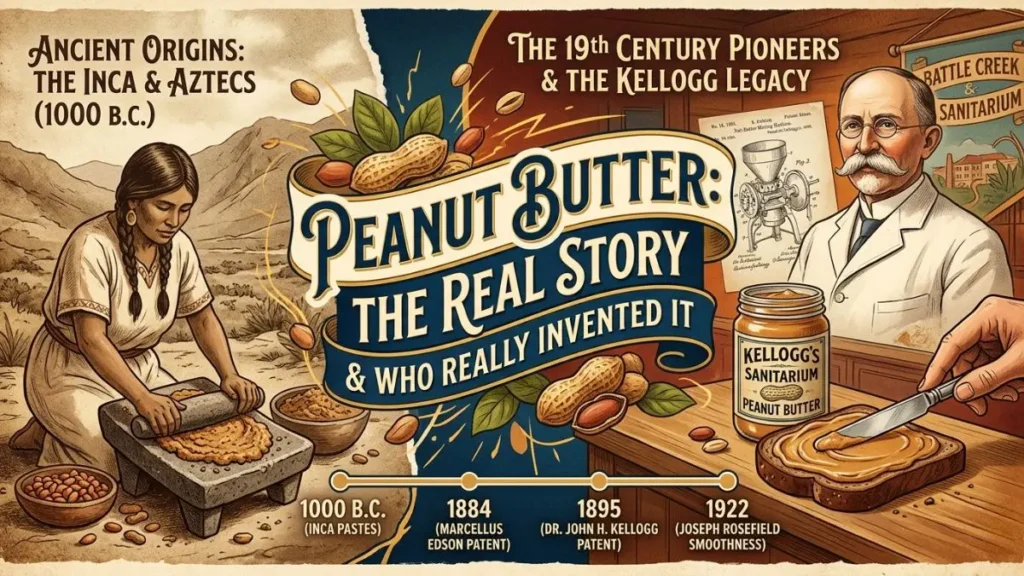 Who invented peanut butter