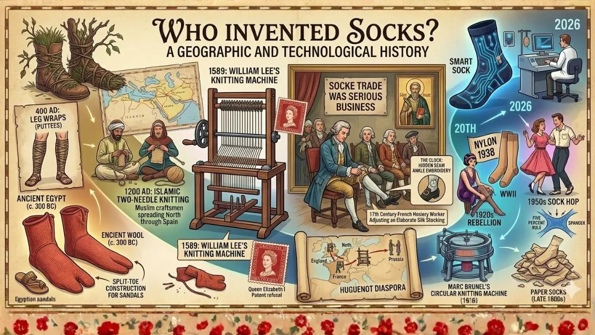 Who Invented Socks