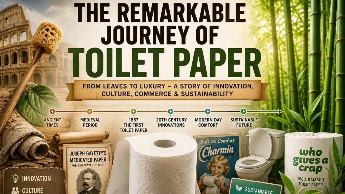 Who invented toilet paper